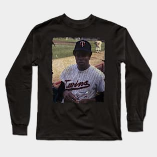 Rod Carew in Minnesota Twins Long Sleeve T-Shirt